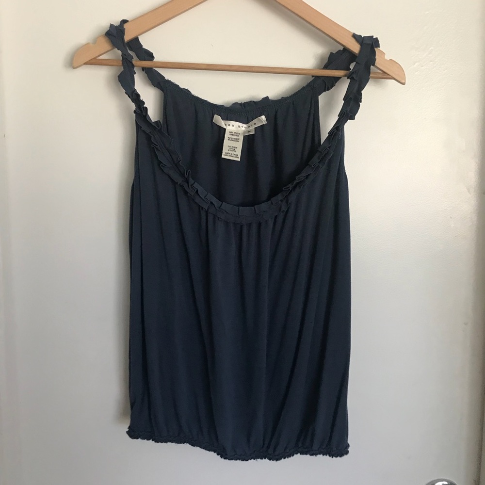 Max Studio Blue Tank Top